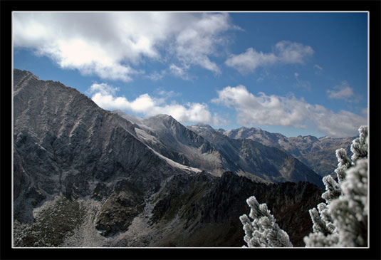 Vue depuis le col de la Camisette