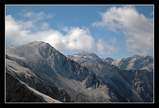 Vue depuis le col de la Camisette