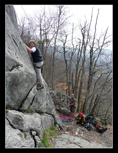 Escalade à La Frasse