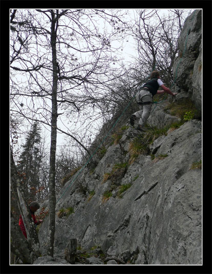 Escalade à La Frasse