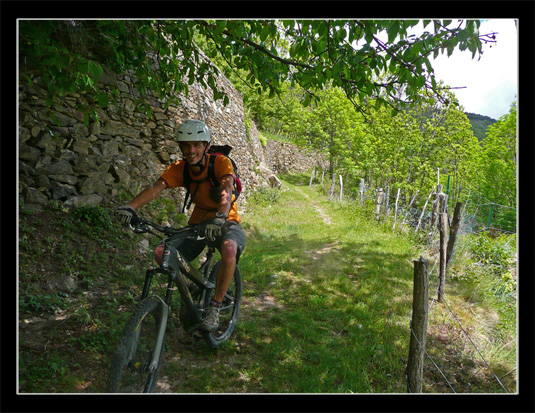 Descente Petit Train Jaune VTT