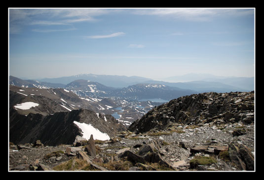 Vue depuis le sommet du petit Carlit