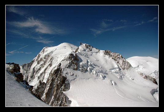 le Mont Maudit et le Mont Blanc