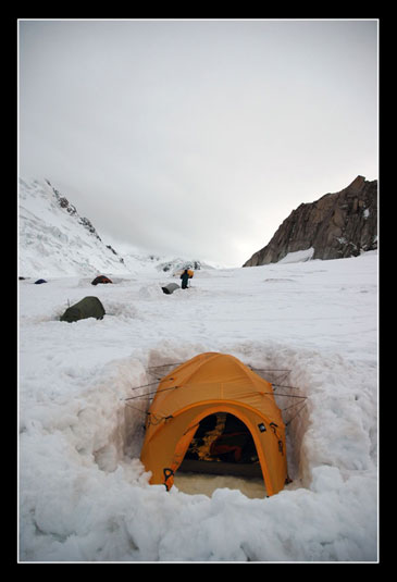 Installation du bivouac