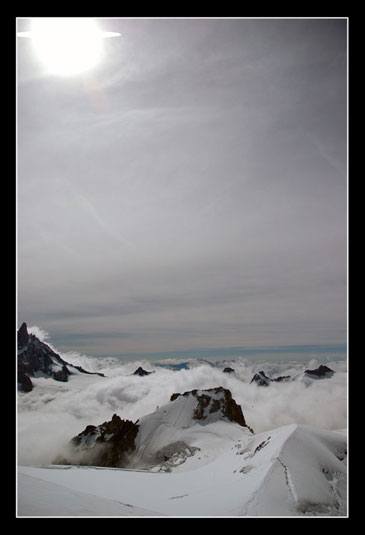 La remontée vers l'Aiguille