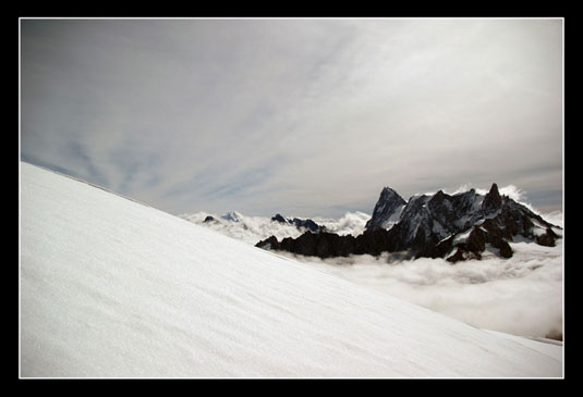 La remontée vers l'Aiguille