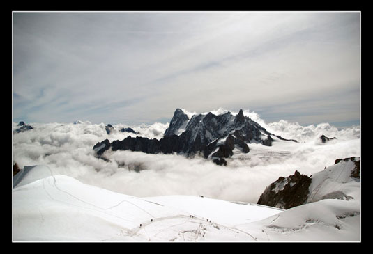 La remontée vers l'Aiguille