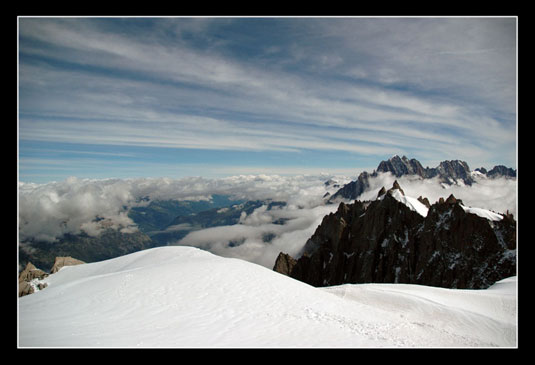 La remontée vers l'Aiguille