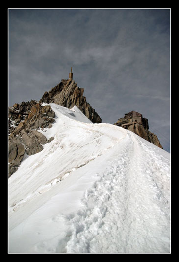 La remontée vers l'Aiguille