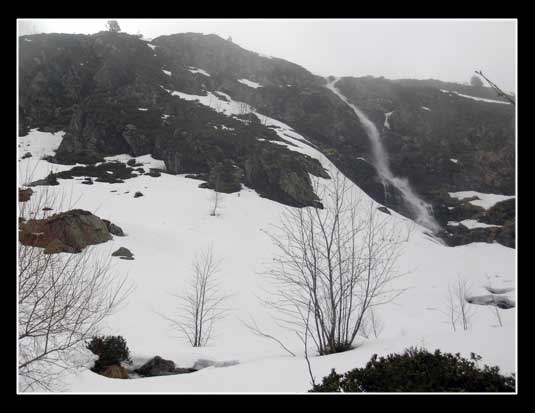 La cascade du torrent de Petsiguer