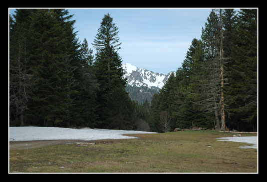 Vue sur le Roc Blanc