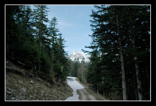 Vue sur le Roc Blanc