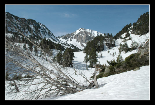 Vue sur le Roc Blanc