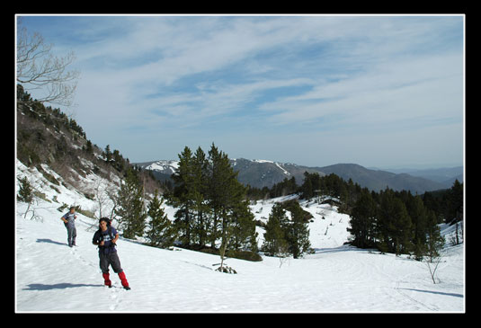 Ascension dans la neige