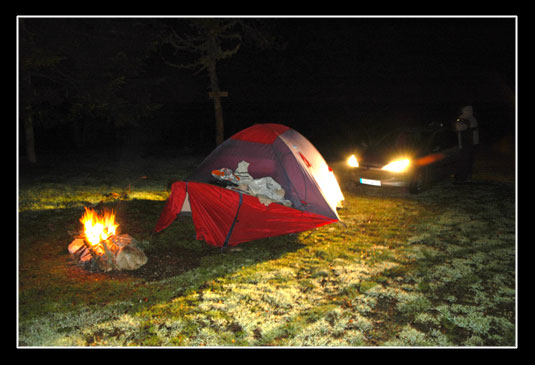 Bivouac de nuit