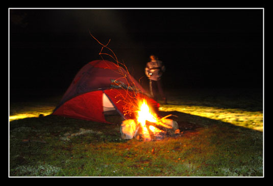 Bivouac de nuit