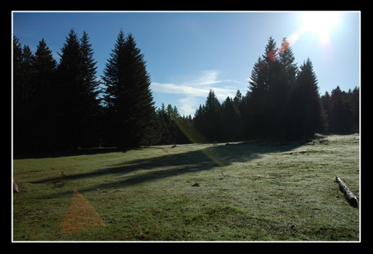 Bivouac au réveil