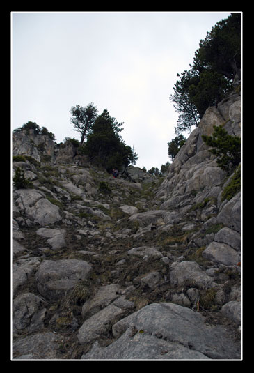 La descente vers le Laurenti