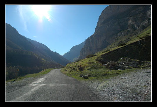 La route du Lac d'Ossoue