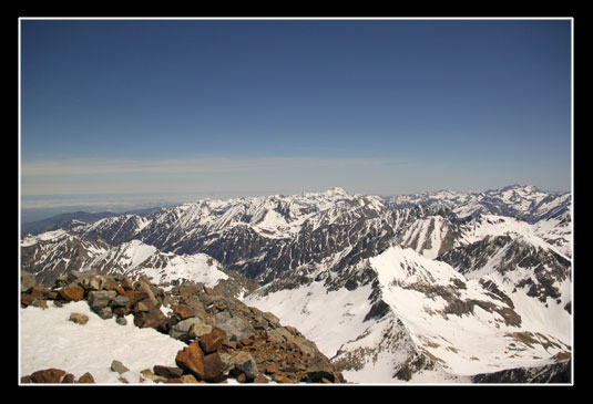 La vue côté nord