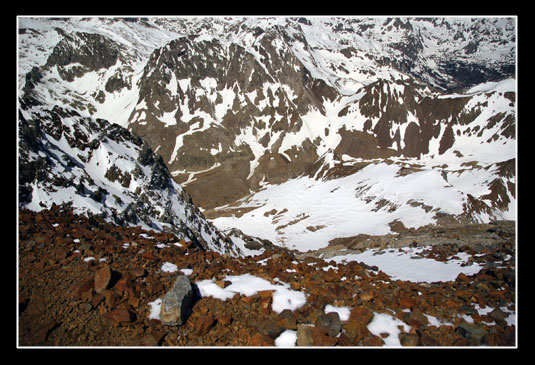 La vue côté nord