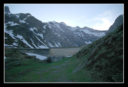 Le barrage d'Ossoue